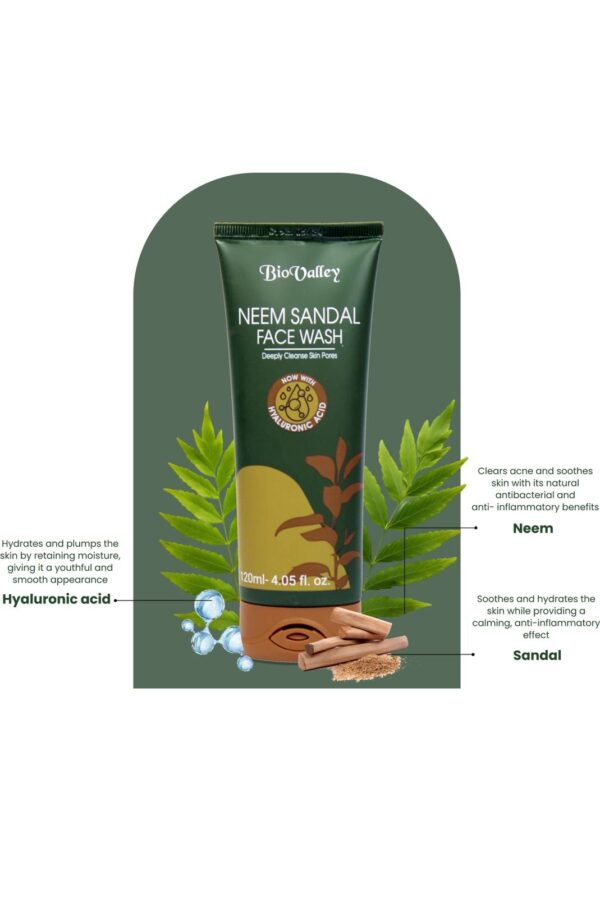 Biovalley Neem Sandalood Face Wash  (120 ml)