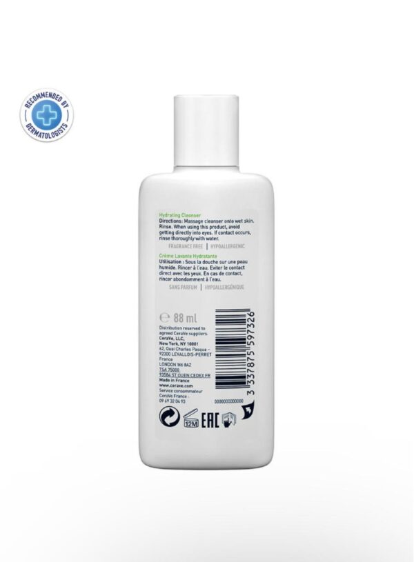CeraVe Hydrating Cleanser (88ml) - Image 2