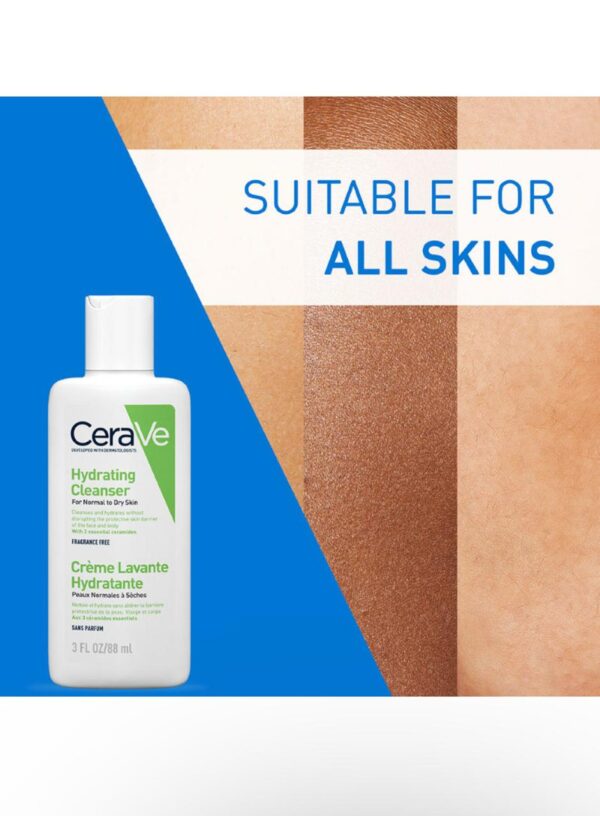 CeraVe Hydrating Cleanser (88ml) - Image 7