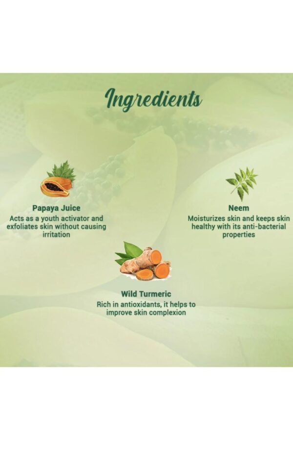 BIOTIQUE Papaya Deep Cleanse Face Wash  (100 ml) - Image 3