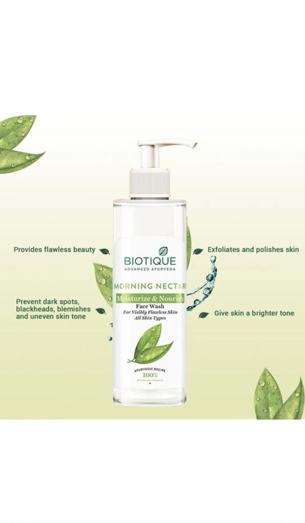 BIOTIQUE Morning Nectar Face Wash  (200 ml) - Image 2