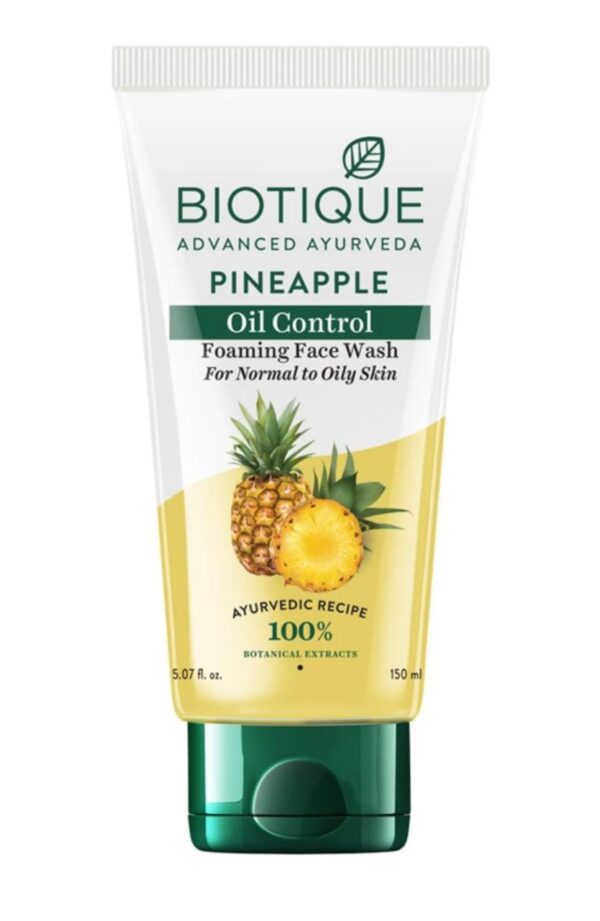 BIOTIQUE Pineapple Oil Control Foaming Face Wash  (150 ml)