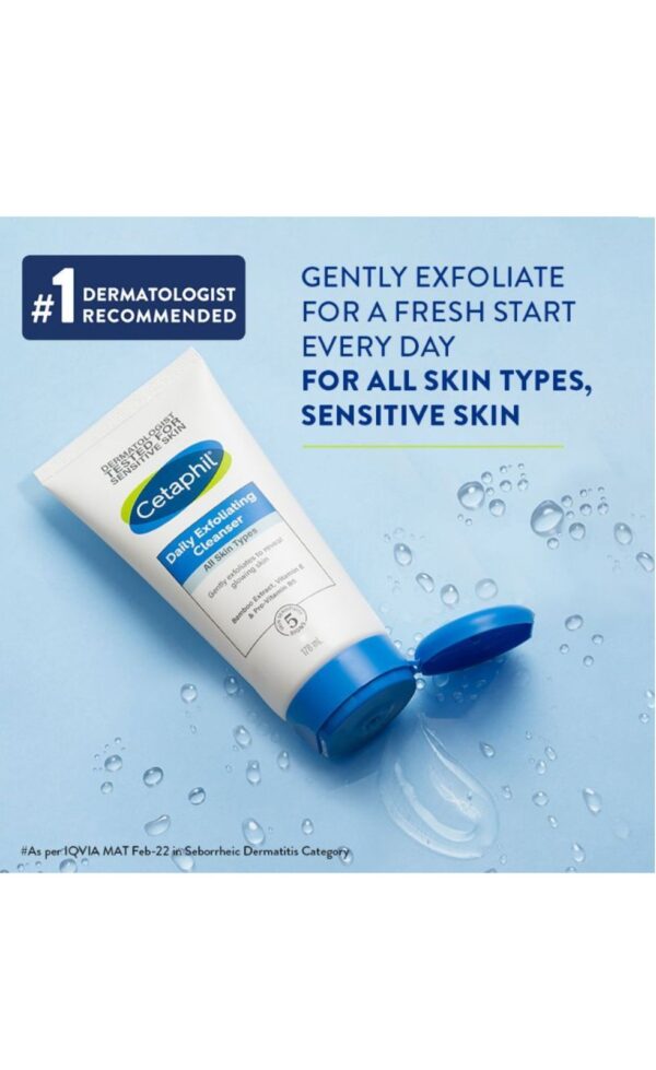 Cetaphil Daily Exfoliating Cleanser (178ml) - Image 3
