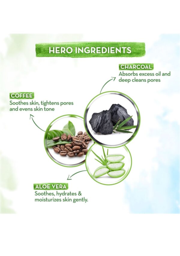Mamaearth Charcoal Face Wash With Activated Charcoal And Coffee (250ml) - Image 3