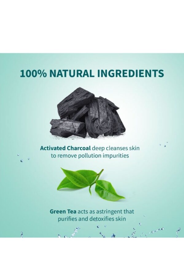 Himalaya Pollution Detox Charcoal Face Wash | Detox&Purifies Skin (100ml) - Image 4