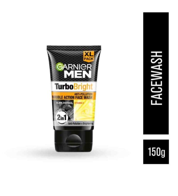 Garnier Men Turbo Bright Face Wash (150g)
