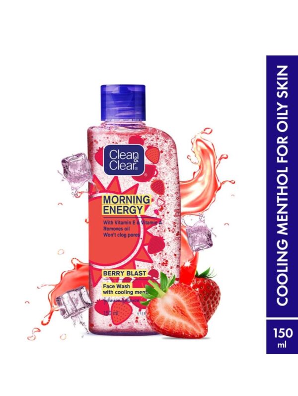 Clean & Clear Morning Energy Berry Blast Face Wash (150ml)