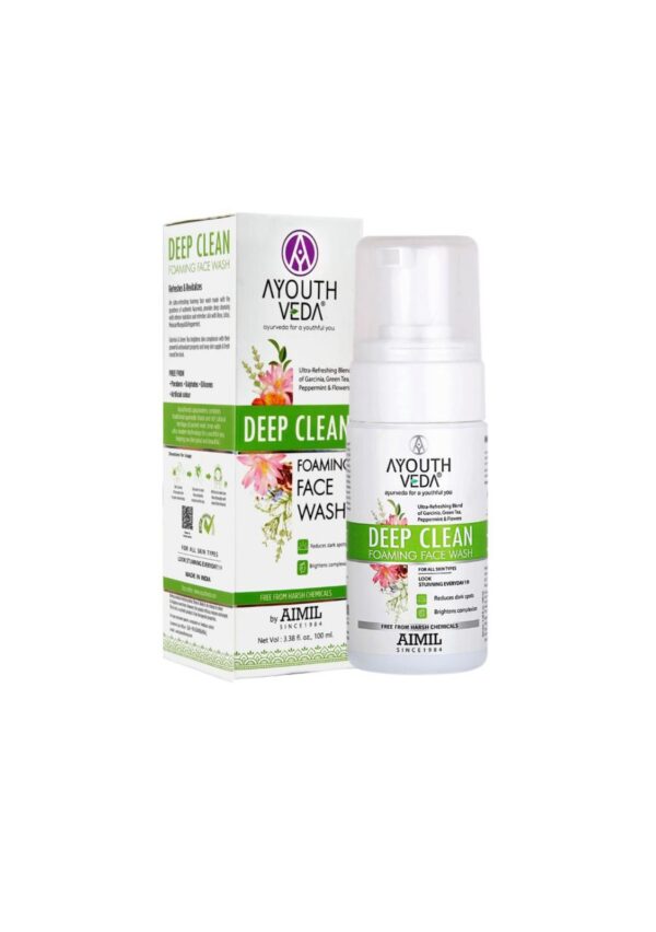 Ayouthveda Deep Clean Foaming Face Wash (100ml)