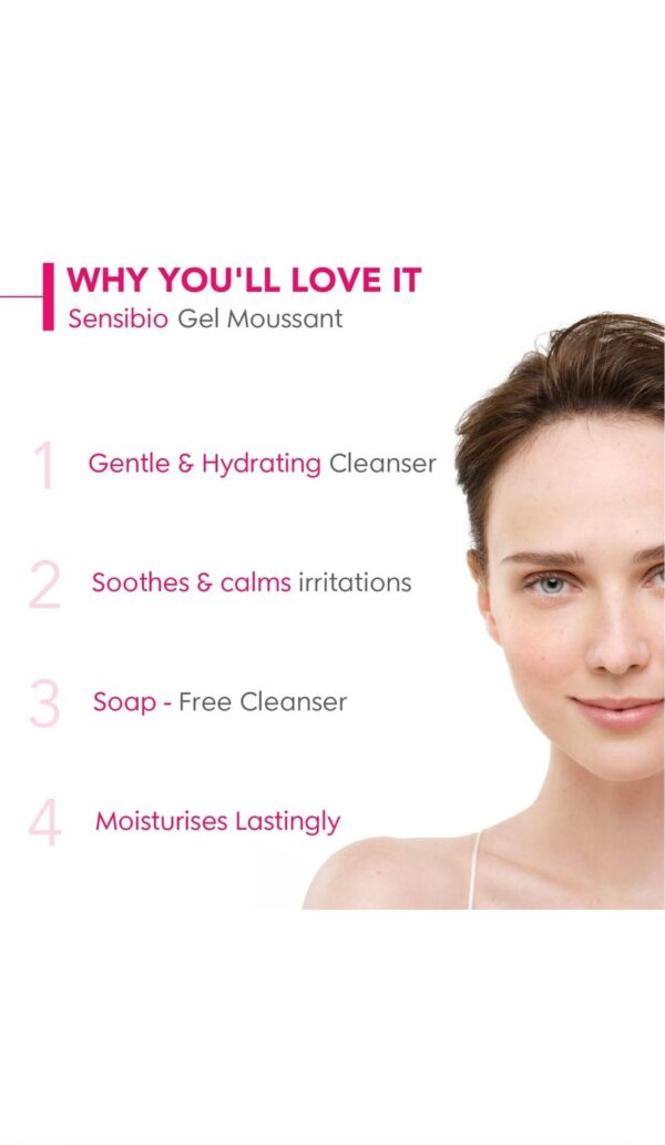 Bioderma Sensibio Gel Moussant Free Cleanser (100ml) - Image 3