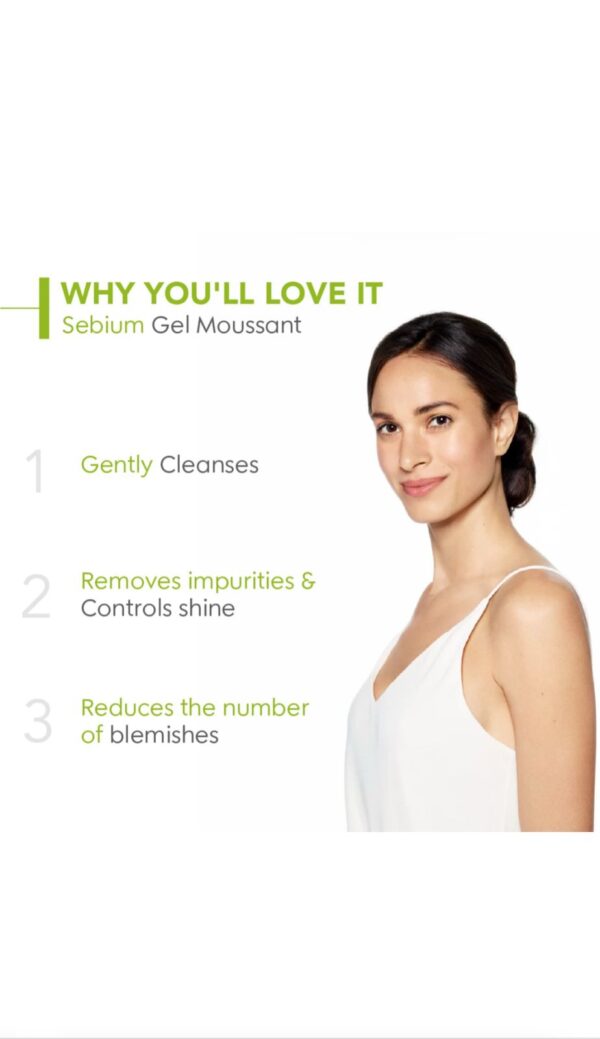 Bioderma Cleanser - Sebium Gel Moussant (500ml) - Image 3