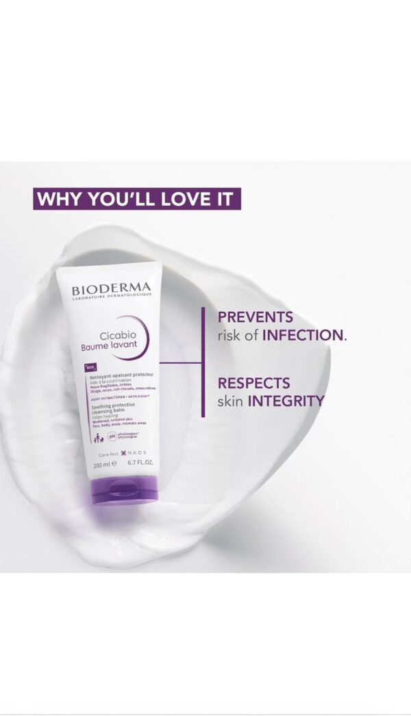 Bioderma Cicabio Baume Lavant Face Wash (200ml) - Image 3