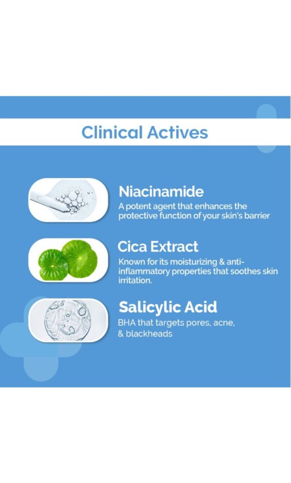 The Derma Co 2% Niacinamide Gentle Skin Cleanser (125ml)- 100% soap free - Image 3