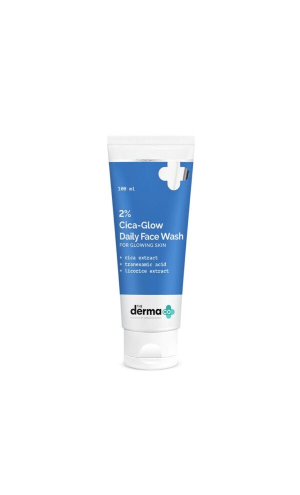 The Derma Co 2% Cica-glow Face Wash For Glowing Skin (100ml)