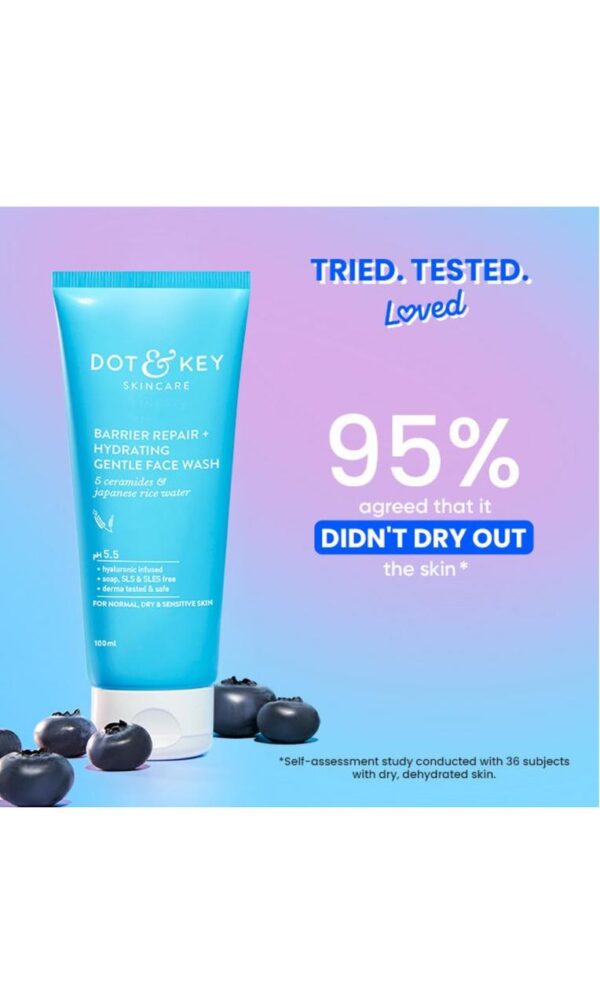 Dot & Key Barrier Repair + Hydrating Face Wash (100ml) - Image 4