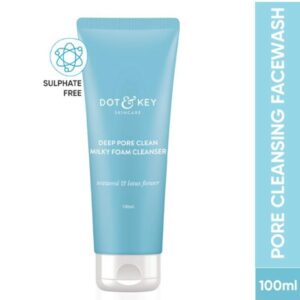 Dot & Key Deep Pore Milky Foam Cleanser (100ml)