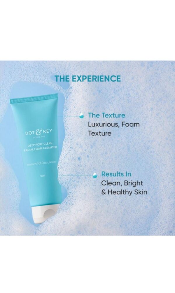 Dot & Key Deep Pore Milky Foam Cleanser (100ml) - Image 4