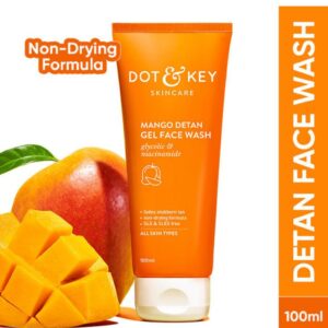 Dot & Key Mango Detan Gel Face Wash (100ml) -for all skin types