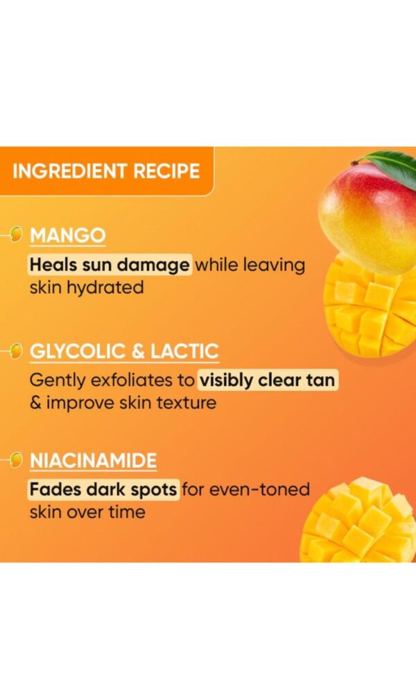 Dot & Key Mango Detan Gel Face Wash (100ml) -for all skin types - Image 5