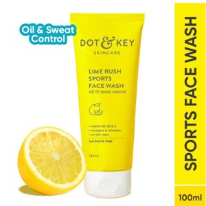 Dot & Key Lime Rush Sports Face Wash (100ml) -oil&sweat control